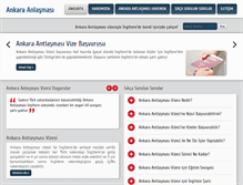 Tablet Screenshot of ankaraanlasmasi.co